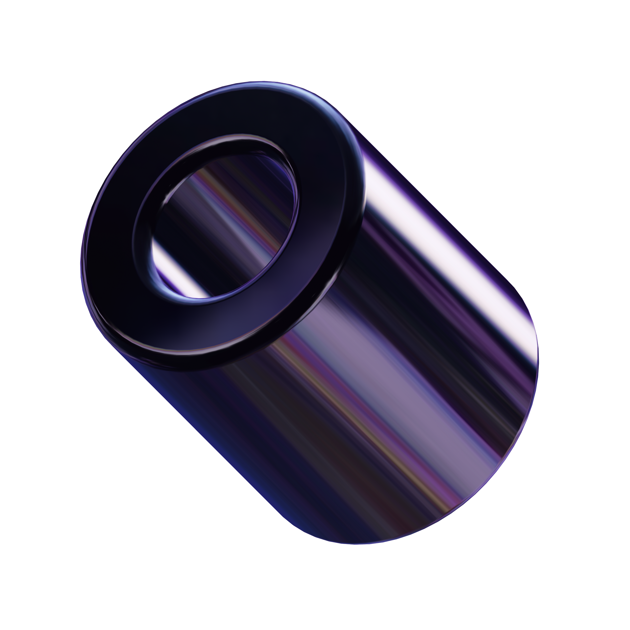 Cylinder 3D icon